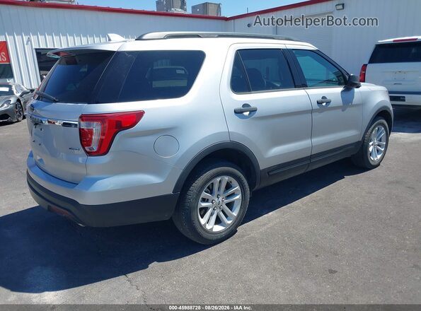 1FM5K8B82HGE01940 2017 FORD EXPLORER Silver Հետևի աջ