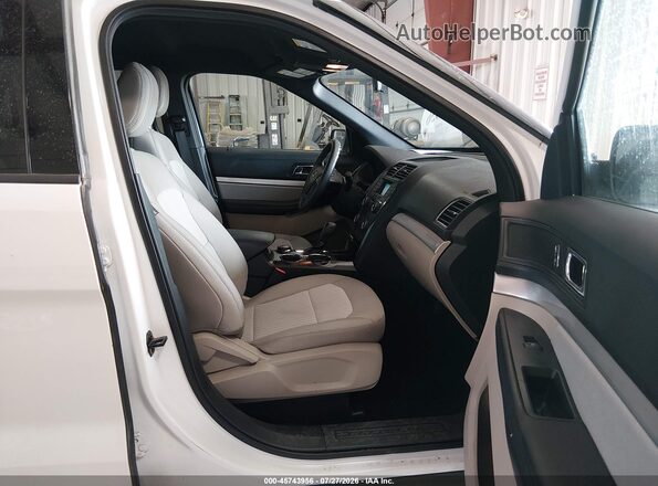 1FM5K8B82JGC45632 2018 FORD EXPLORER White Սալոնի դիմացի տեսք