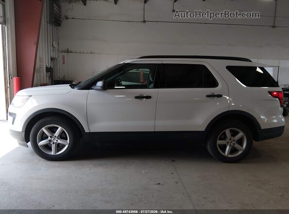 1FM5K8B82JGC45632 2018 FORD EXPLORER White Սալոնի 360 աստիճան տեսք