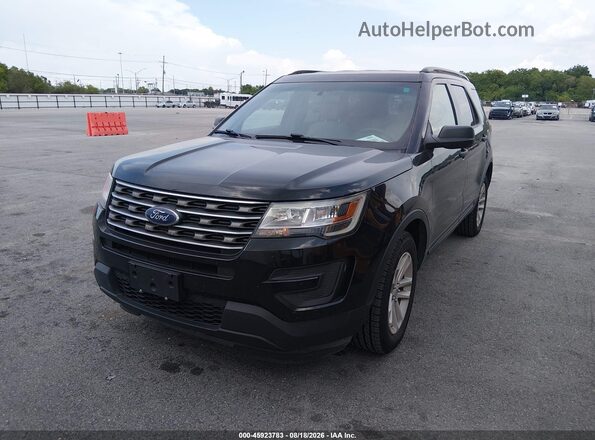 1FM5K8B84GGC94923 2016 FORD EXPLORER Black Front left