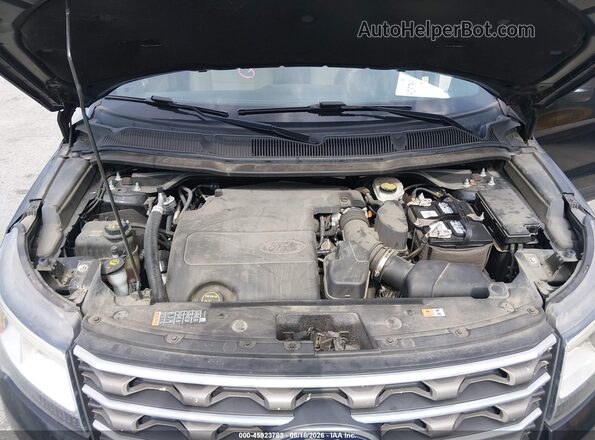 1FM5K8B84GGC94923 2016 FORD EXPLORER Black Rear view