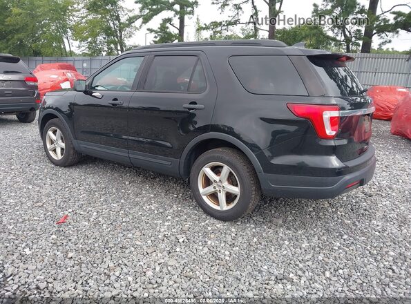 1FM5K8B86JGA59530 2018 FORD EXPLORER Black Задня ліва чверть