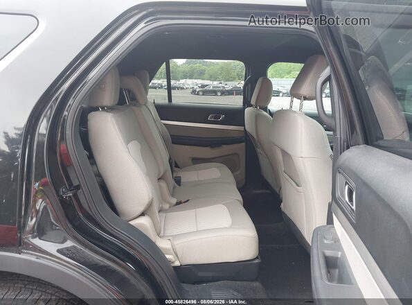 1FM5K8B86JGA59530 2018 FORD EXPLORER Black Вид наклейки з VIN-кодом