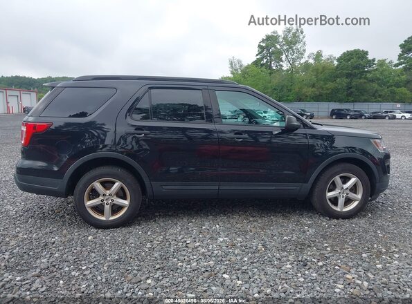 1FM5K8B86JGA59530 2018 FORD EXPLORER Black Вид задньої частини салону