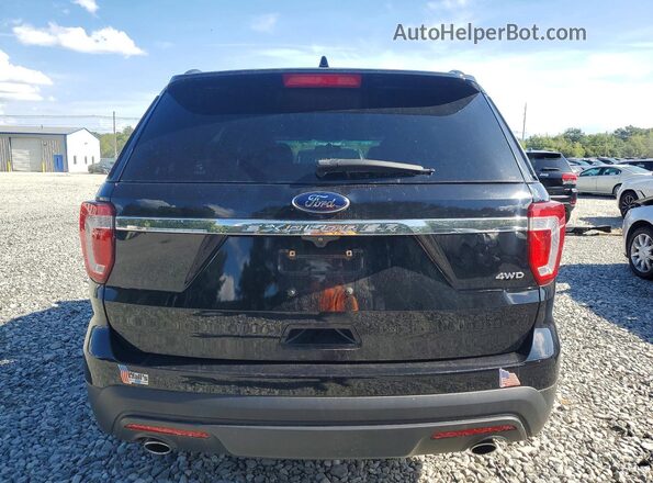 1FM5K8B87GGA54765 2016 FORD EXPLORER Black Rear view