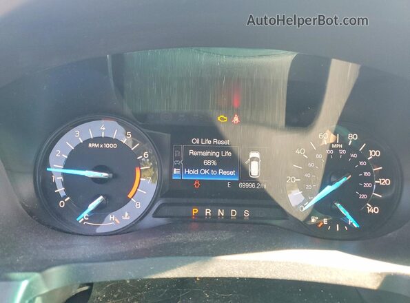 1FM5K8B87GGA54765 2016 FORD EXPLORER Black Instrument cluster view