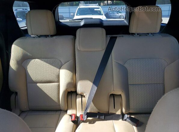 1FM5K8B87GGA54765 2016 FORD EXPLORER Black Rear seats view