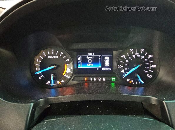 1FM5K8B89GGA27812 2016 FORD EXPLORER White Вид щитка приладів