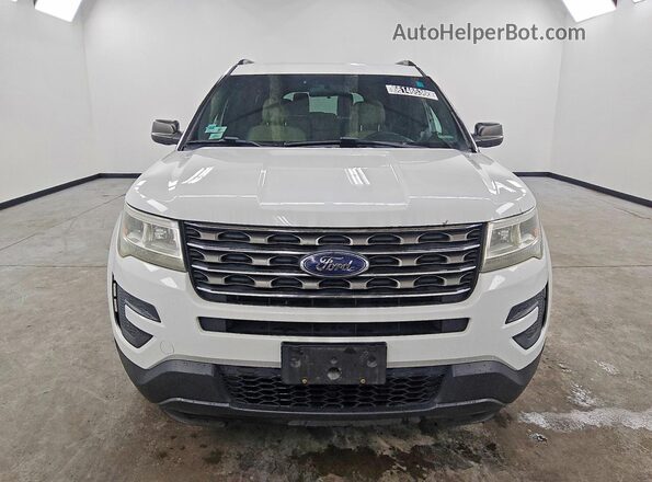 1FM5K8B89GGA27812 2016 FORD EXPLORER White Вид спереду
