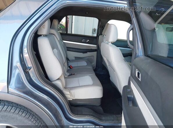 1FM5K8B89KGA22487 2019 FORD EXPLORER Blue Вид наклейки з VIN-кодом