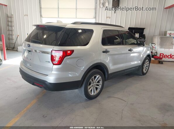 1FM5K8B8XGGD17766 2016 FORD EXPLORER Silver Tył prawy