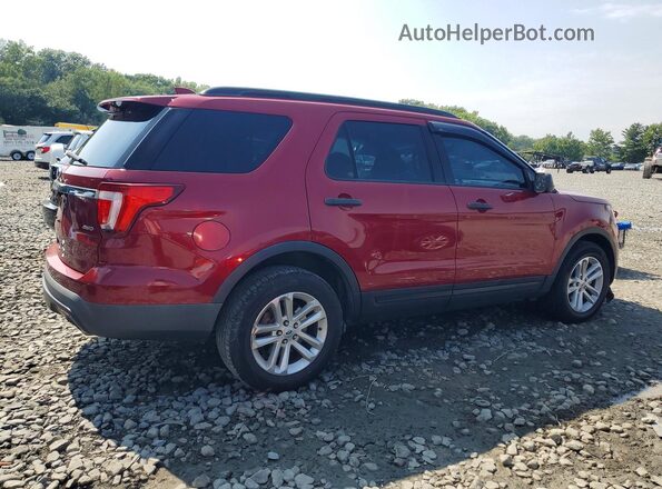 1FM5K8B8XHGA65549 2017 FORD EXPLORER Red Tył prawy