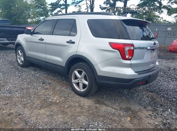 1FM5K8B8XJGA59529 2018 FORD EXPLORER Серебряный Задняя левая четверть