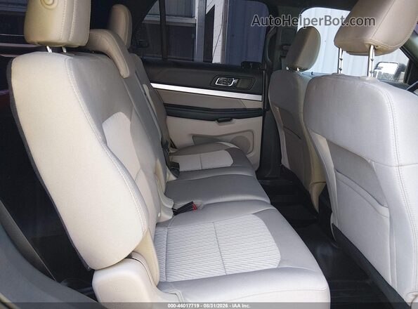 1FM5K8BH7JGC57131 2018 FORD EXPLORER Silver VIN sticker view