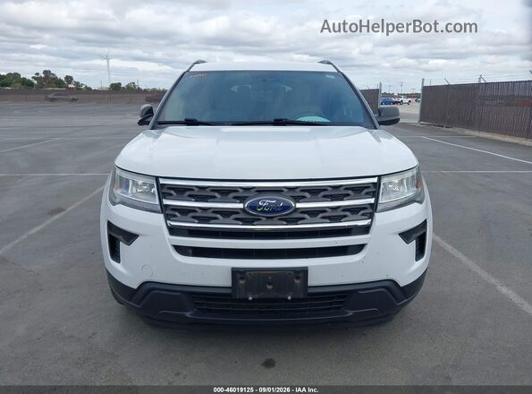 1FM5K8BH8JGC45215 2018 FORD EXPLORER White Vista interior trasera