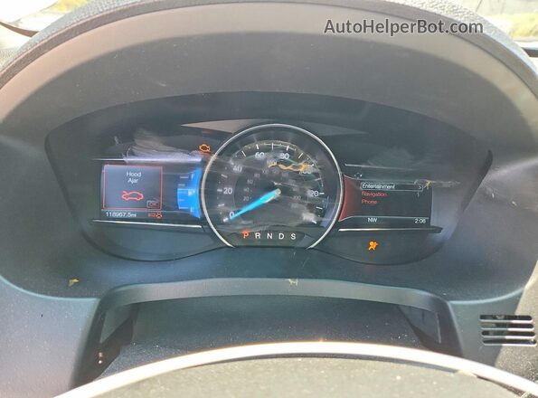 1FM5K8D80GGC56229 2016 FORD EXPLORER White Widok zestawu wskaźników