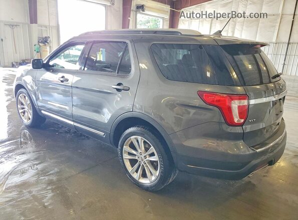 1FM5K8D80JGA33003 2018 FORD EXPLORER Серый Задняя левая четверть