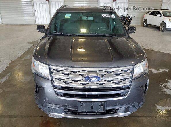 1FM5K8D80JGA33003 2018 FORD EXPLORER Серый Вид спереди