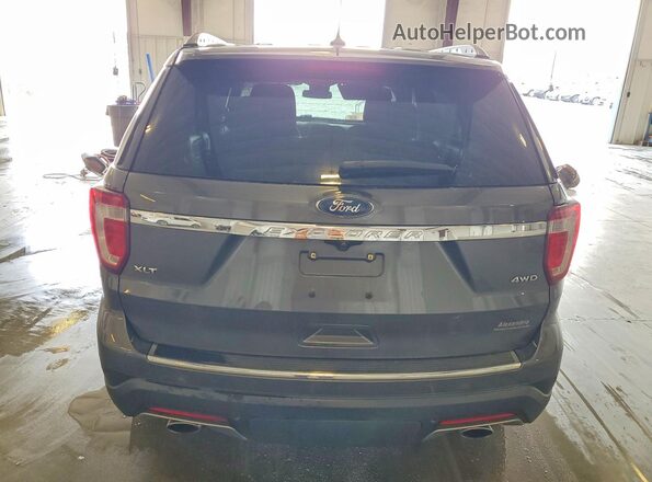 1FM5K8D80JGA33003 2018 FORD EXPLORER Серый Вид сзади