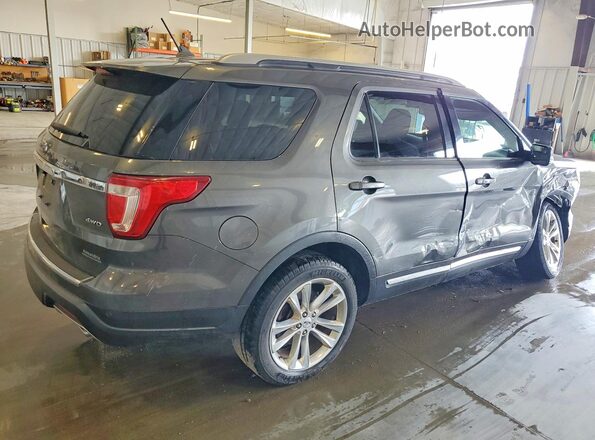 1FM5K8D80JGA33003 2018 FORD EXPLORER Серый Задняя правая четверть