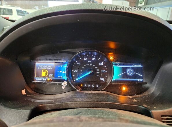 1FM5K8D81HGA26460 2017 FORD EXPLORER Серый Вид щитка приборов