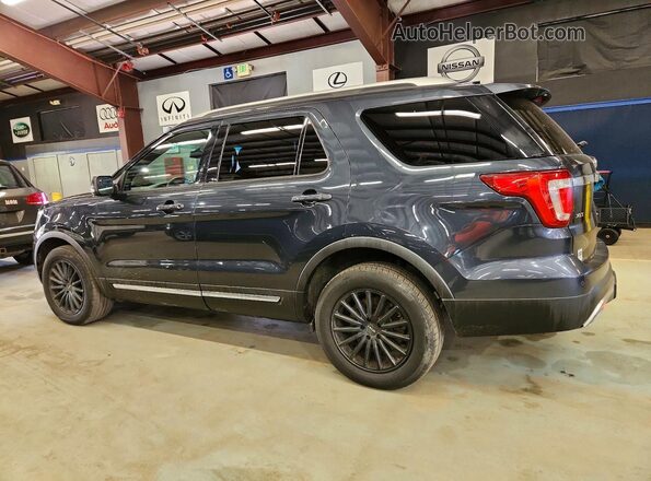 1FM5K8D81HGA26460 2017 FORD EXPLORER Серый Задняя левая четверть