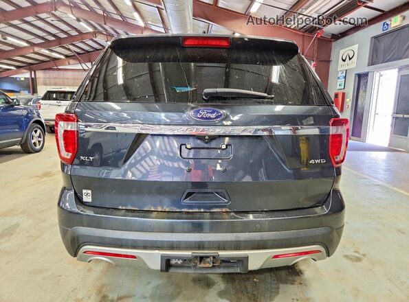 1FM5K8D81HGA26460 2017 FORD EXPLORER Серый Вид сзади