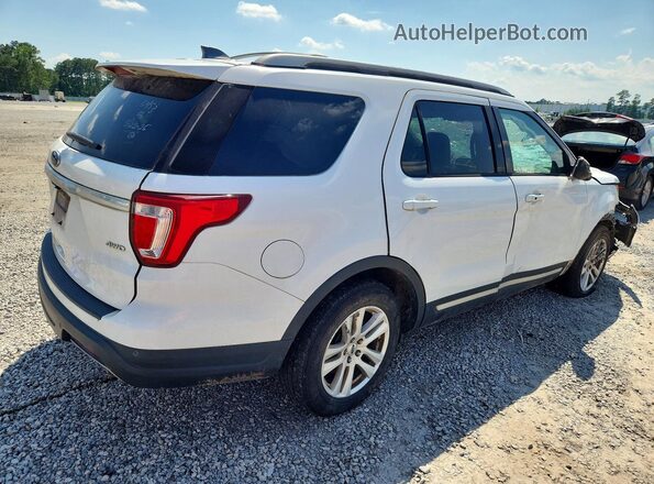1FM5K8D81JGA23550 2018 FORD EXPLORER White Tył prawy