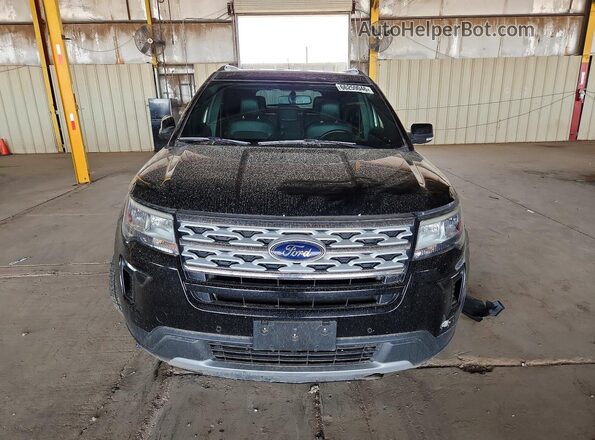 1FM5K8D82JGC79020 2018 FORD EXPLORER Черный Вид спереди