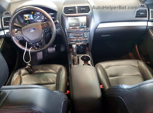 1FM5K8D83GGA85525 2016 FORD EXPLORER White Vista del salpicadero