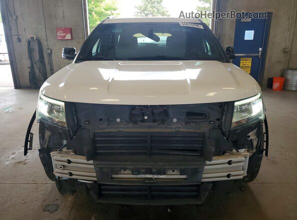 1FM5K8D83GGA85525 2016 FORD EXPLORER White Vista frontal