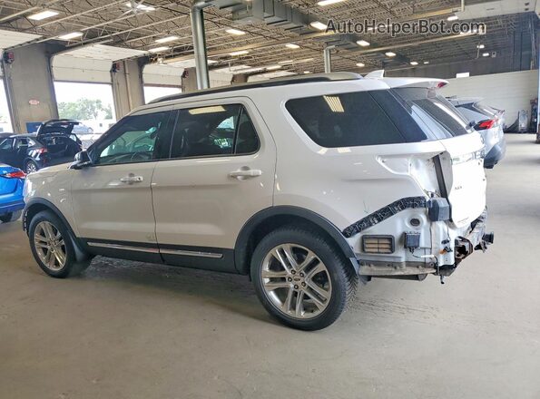 1FM5K8D83GGA85525 2016 FORD EXPLORER White Trasero izquierdo