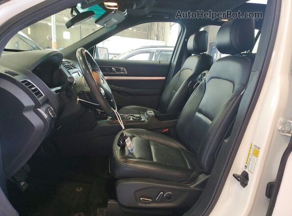 1FM5K8D83GGA85525 2016 FORD EXPLORER White Vista interior delantera