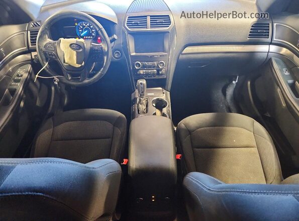 1FM5K8D83JGC02396 2018 FORD EXPLORER Gray Vista del salpicadero