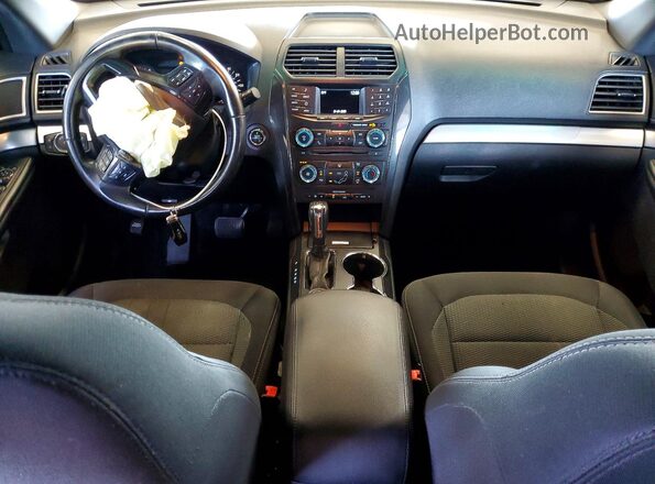 1FM5K8D84GGC88374 2016 FORD EXPLORER Gray Vista del salpicadero