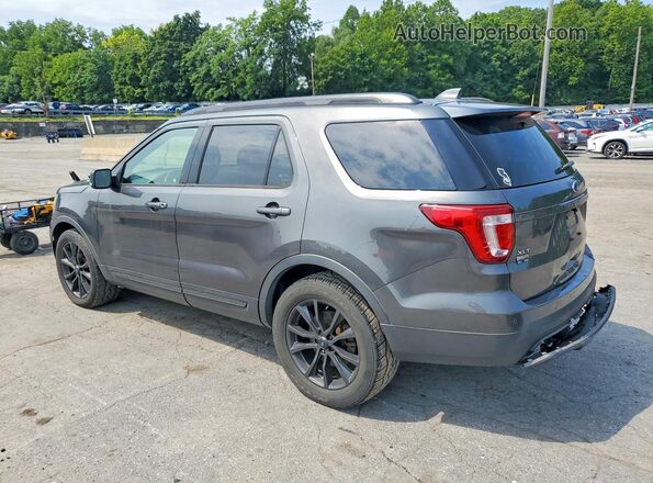 1FM5K8D84HGD94678 2017 FORD EXPLORER Gray Rear left