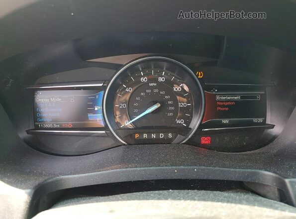 1FM5K8D84HGD94678 2017 FORD EXPLORER Gray Instrument cluster view
