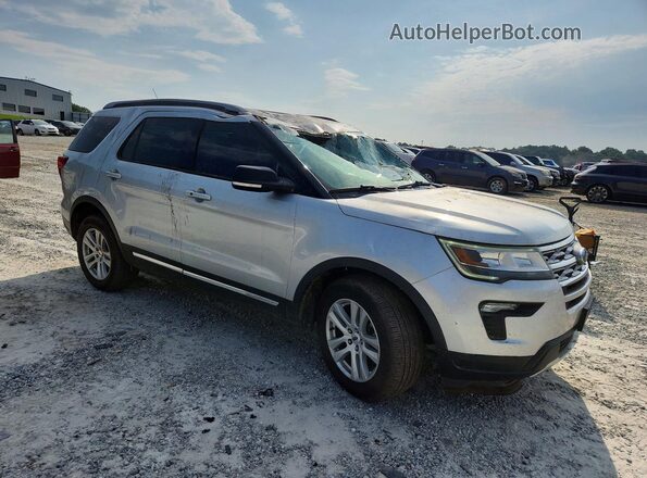 1FM5K8D84KGA61520 2019 FORD EXPLORER Silver Przód prawy