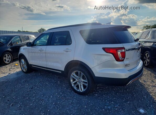 1FM5K8D85GGA83744 2016 FORD EXPLORER White Rear left