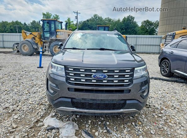 1FM5K8D85HGD20623 2017 FORD EXPLORER Gray Vista frontal