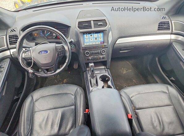 1FM5K8D85HGD20623 2017 FORD EXPLORER Gray Vista del salpicadero