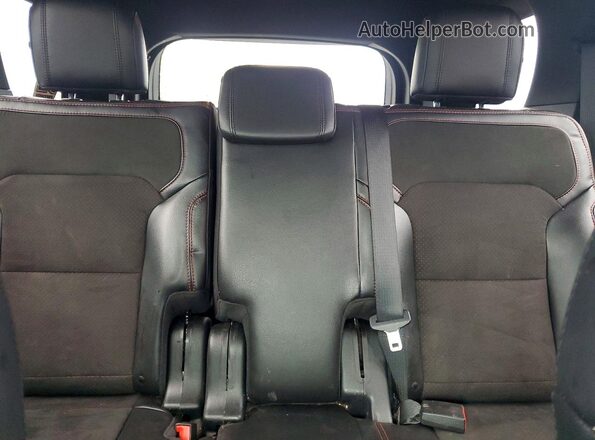 1FM5K8D85JGC52877 2018 FORD EXPLORER Черный Вид задних сидений