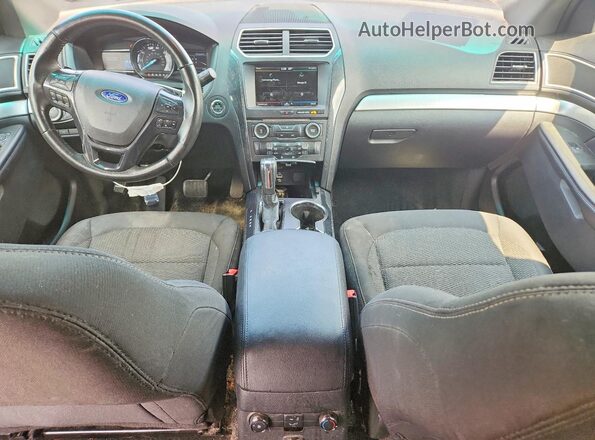 1FM5K8D86GGD19396 2016 FORD EXPLORER Black Vista del salpicadero