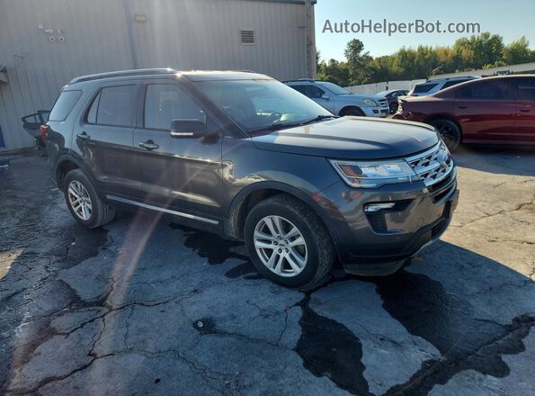 1FM5K8D86JGC66786 2018 FORD EXPLORER Gray Front right