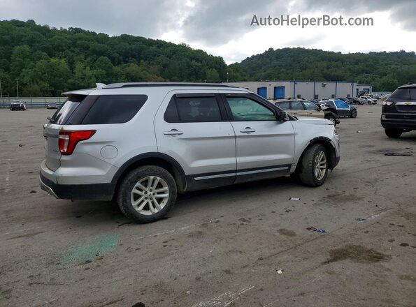 1FM5K8D87GGD19942 2016 FORD EXPLORER Серебряный Задняя правая четверть