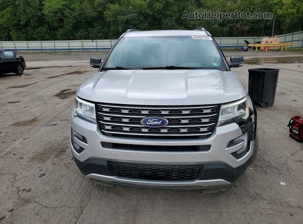 1FM5K8D87GGD19942 2016 FORD EXPLORER Серебряный Вид спереди