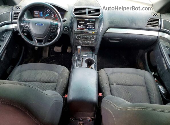 1FM5K8D87GGD19942 2016 FORD EXPLORER Серебряный Вид панели приборов