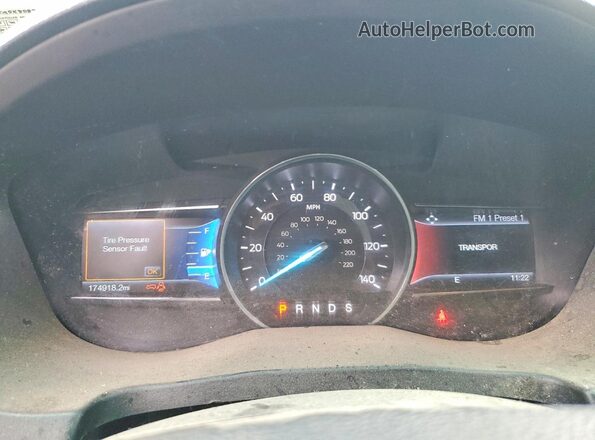 1FM5K8D87GGD19942 2016 FORD EXPLORER Серебряный Вид щитка приборов