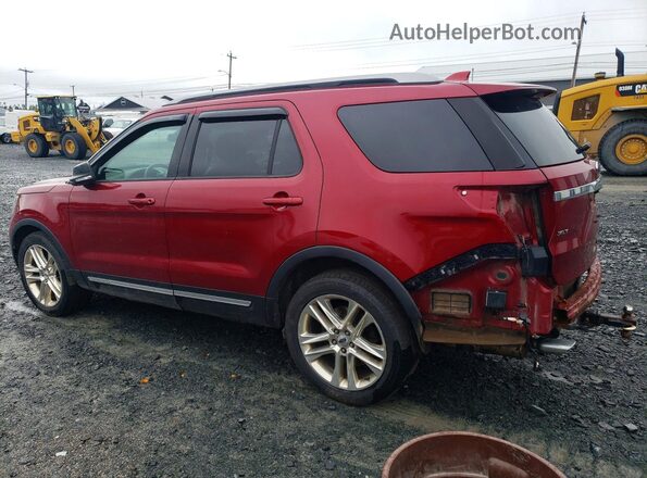 1FM5K8D87HGA05273 2017 FORD EXPLORER Red Rear left