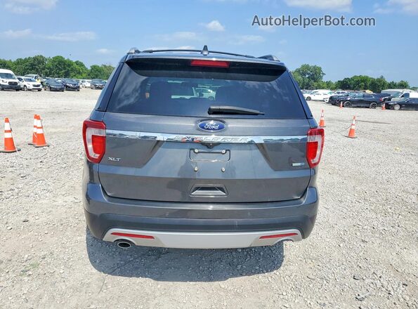 1FM5K8D88GGC56043 2016 FORD EXPLORER Gray უკანა ხედი
